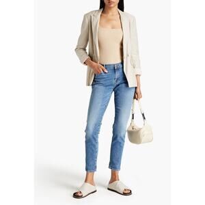 FRAME Denim Le Grand Garcon in Wellsley Size 27 Mid Blue Boyfriend Jeans Relaxed